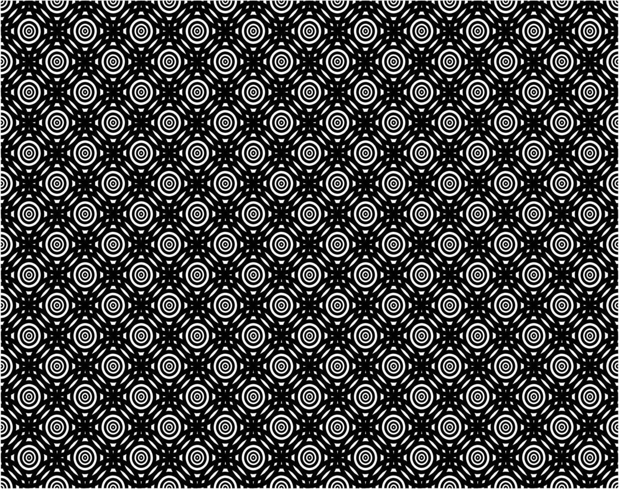 Seamless Circle Shape Pattern Design vector