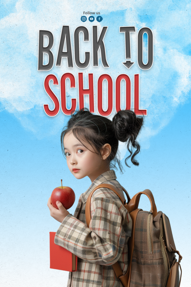 Back to school template 2024 psd