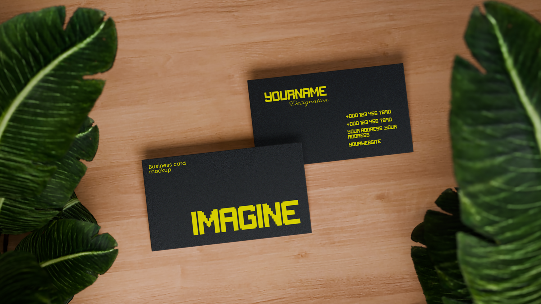 Modern Business card Mockup psd