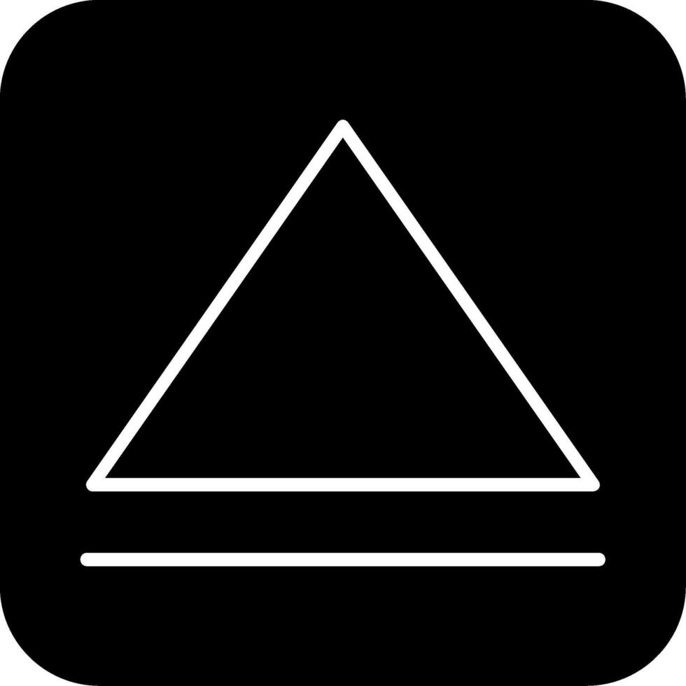 Eject Glyph Icon vector