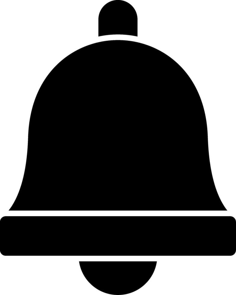 Bell Glyph Icon vector
