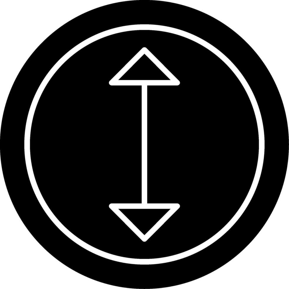 Direction Glyph Icon vector
