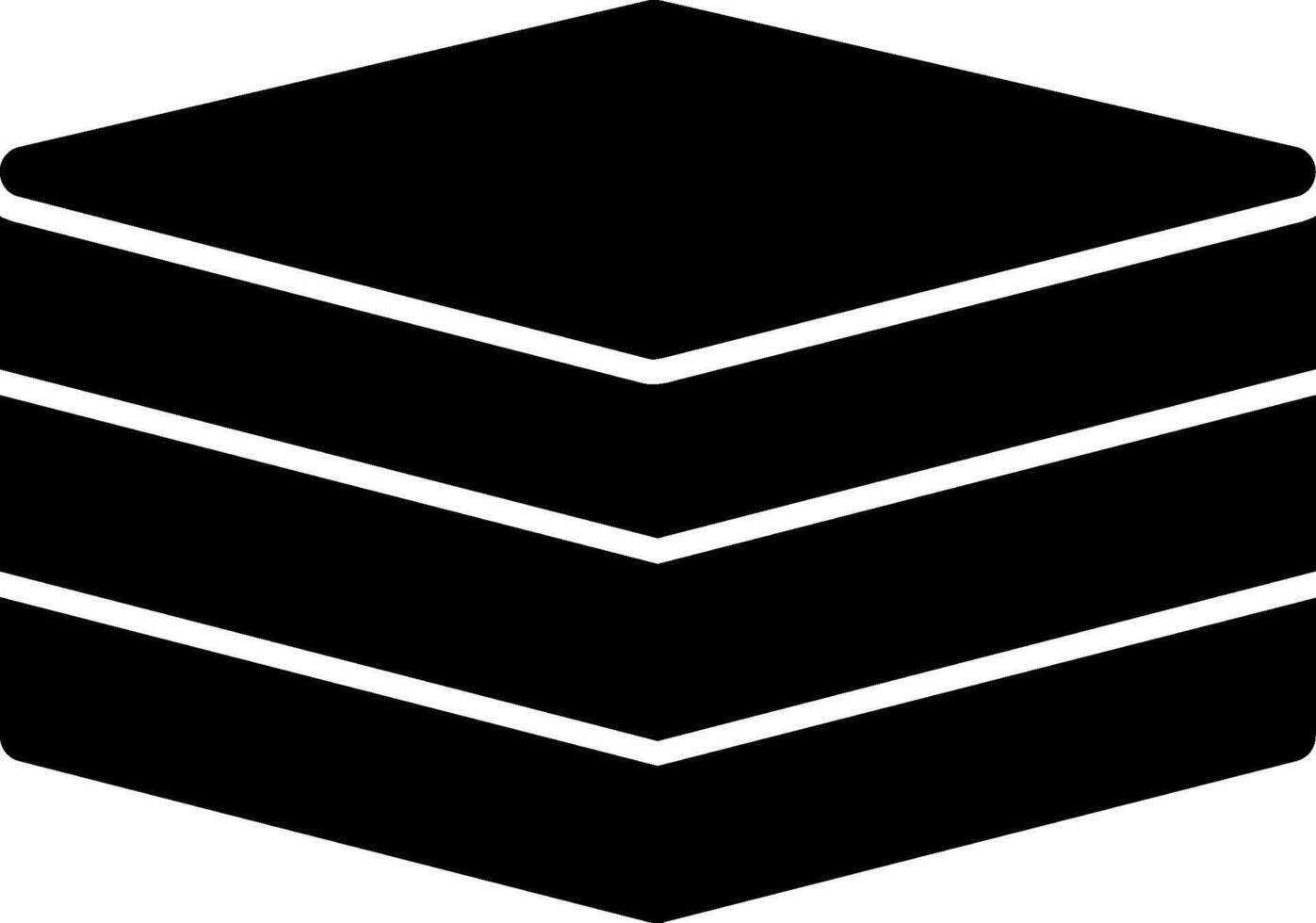 Parcel Glyph Icon vector