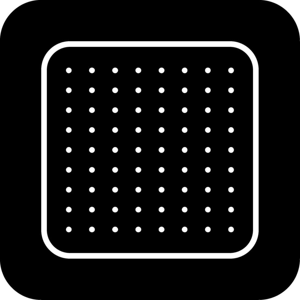 Nicotine Patch Glyph Icon vector