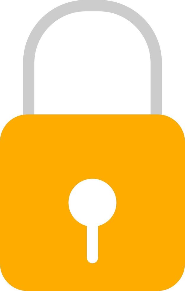 Lock Flat Icon vector