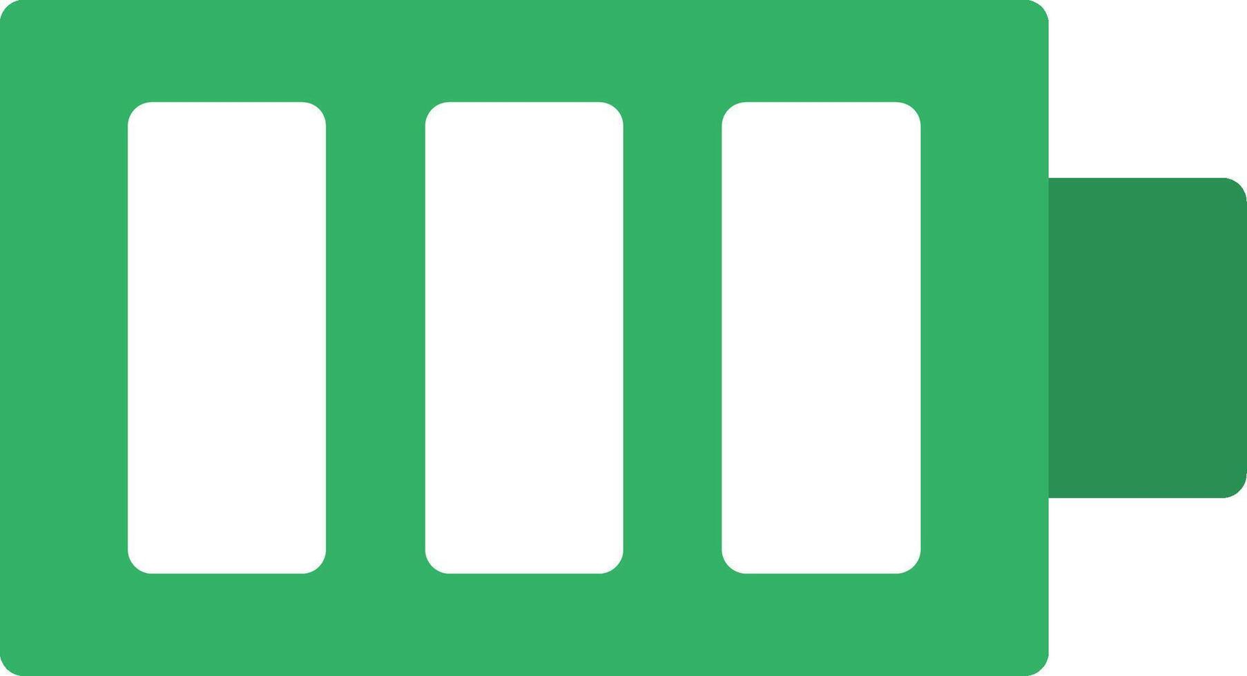 Battery Flat Icon vector