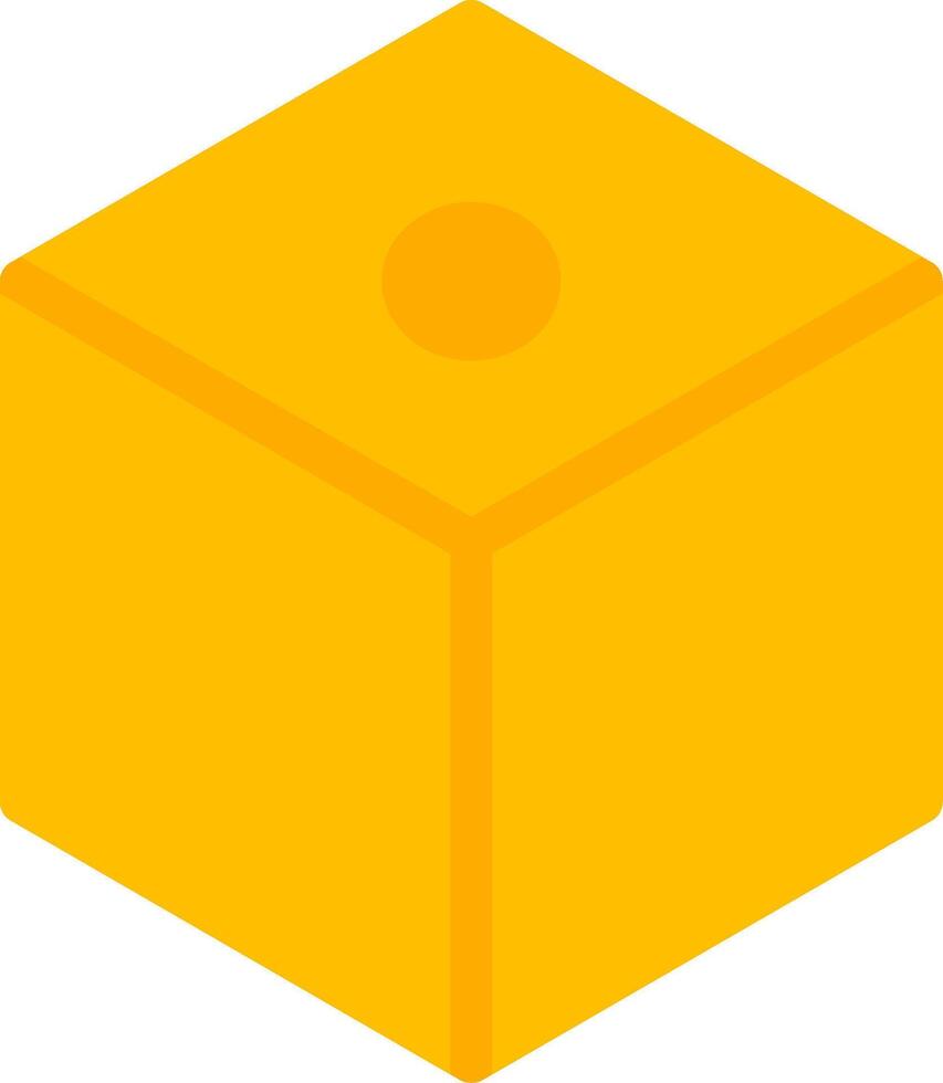 Box Flat Icon vector