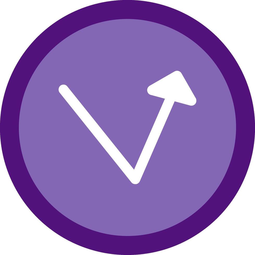 Bounce Flat Icon vector
