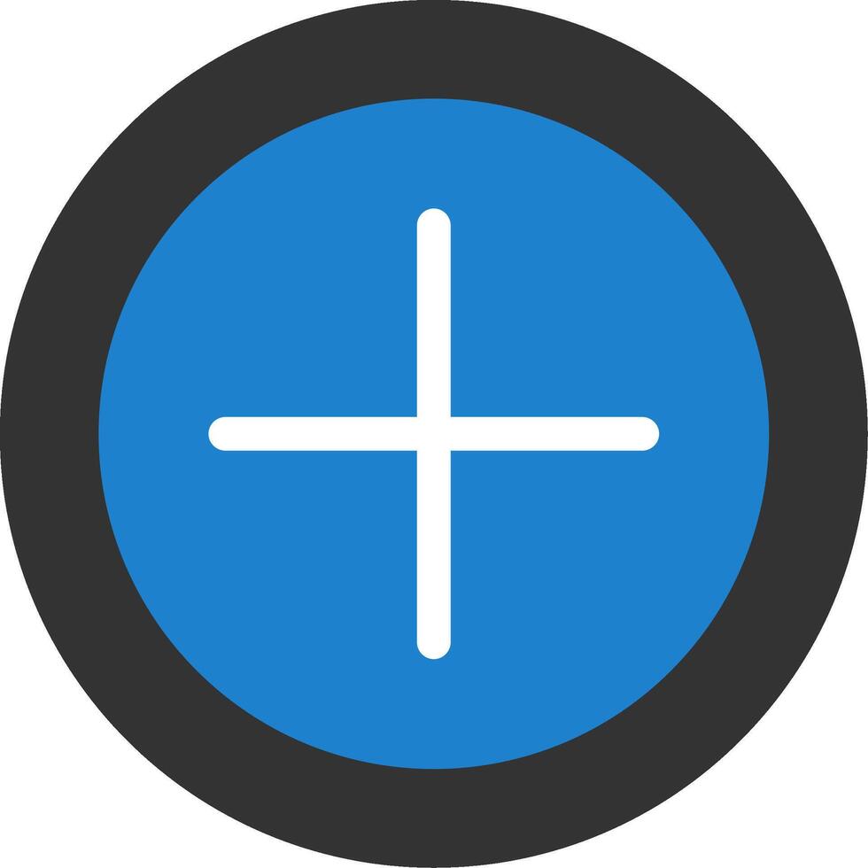 Add Flat Icon vector