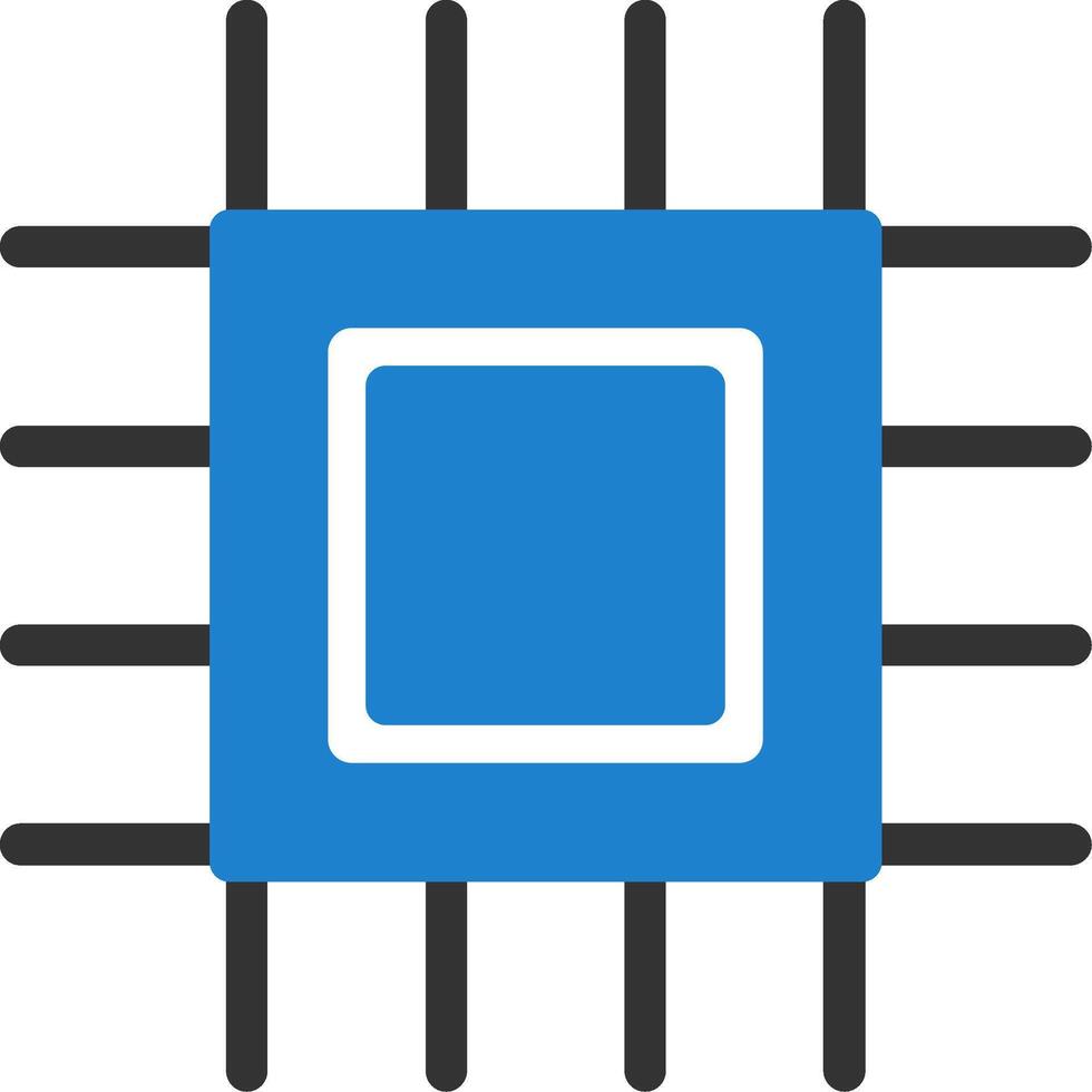 Cpu Flat Icon vector