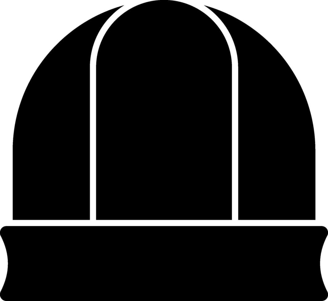 Hat Glyph Icon vector