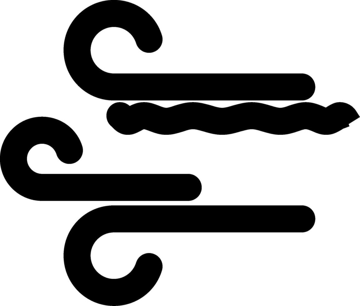 Wind Glyph Icon vector