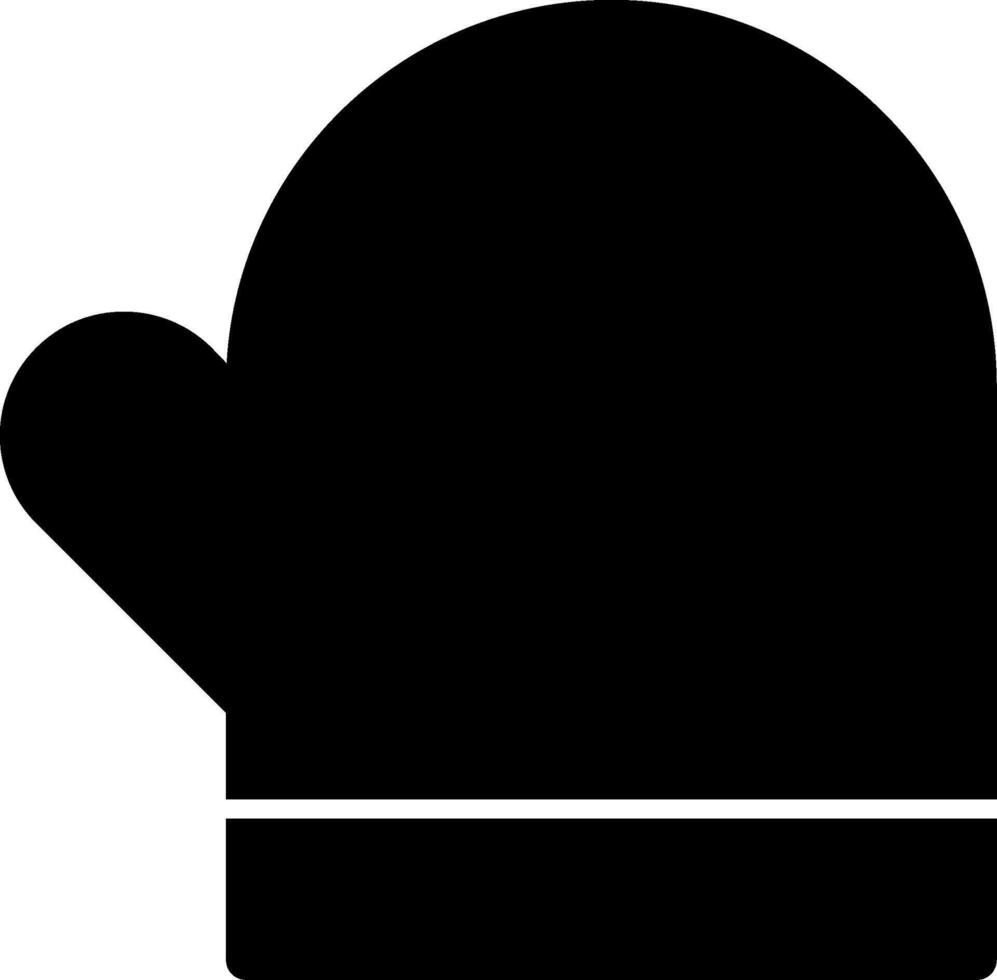 Gloves Glyph Icon vector