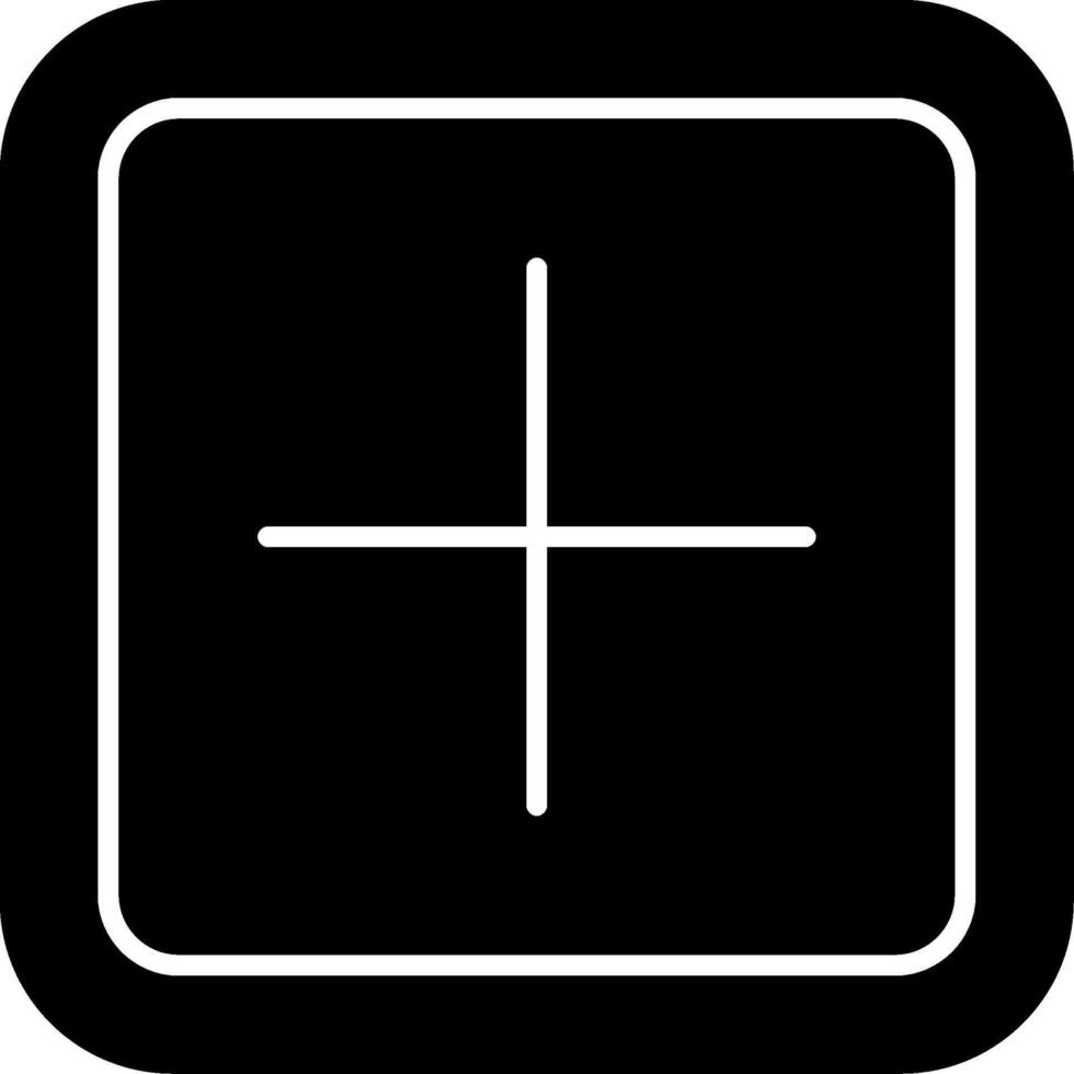 Plus Glyph Icon vector