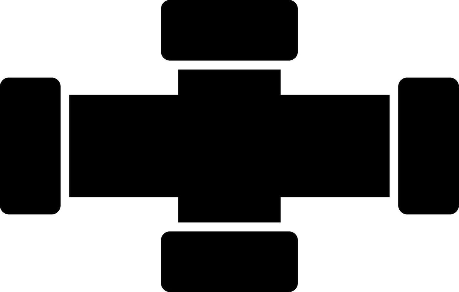 Pipe Glyph Icon vector