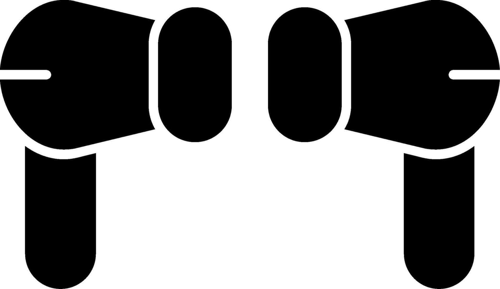 Earpods Glyph Icon vector