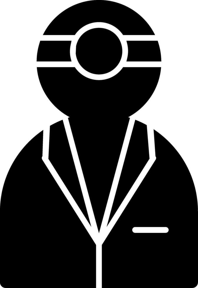 Doctor Glyph Icon vector