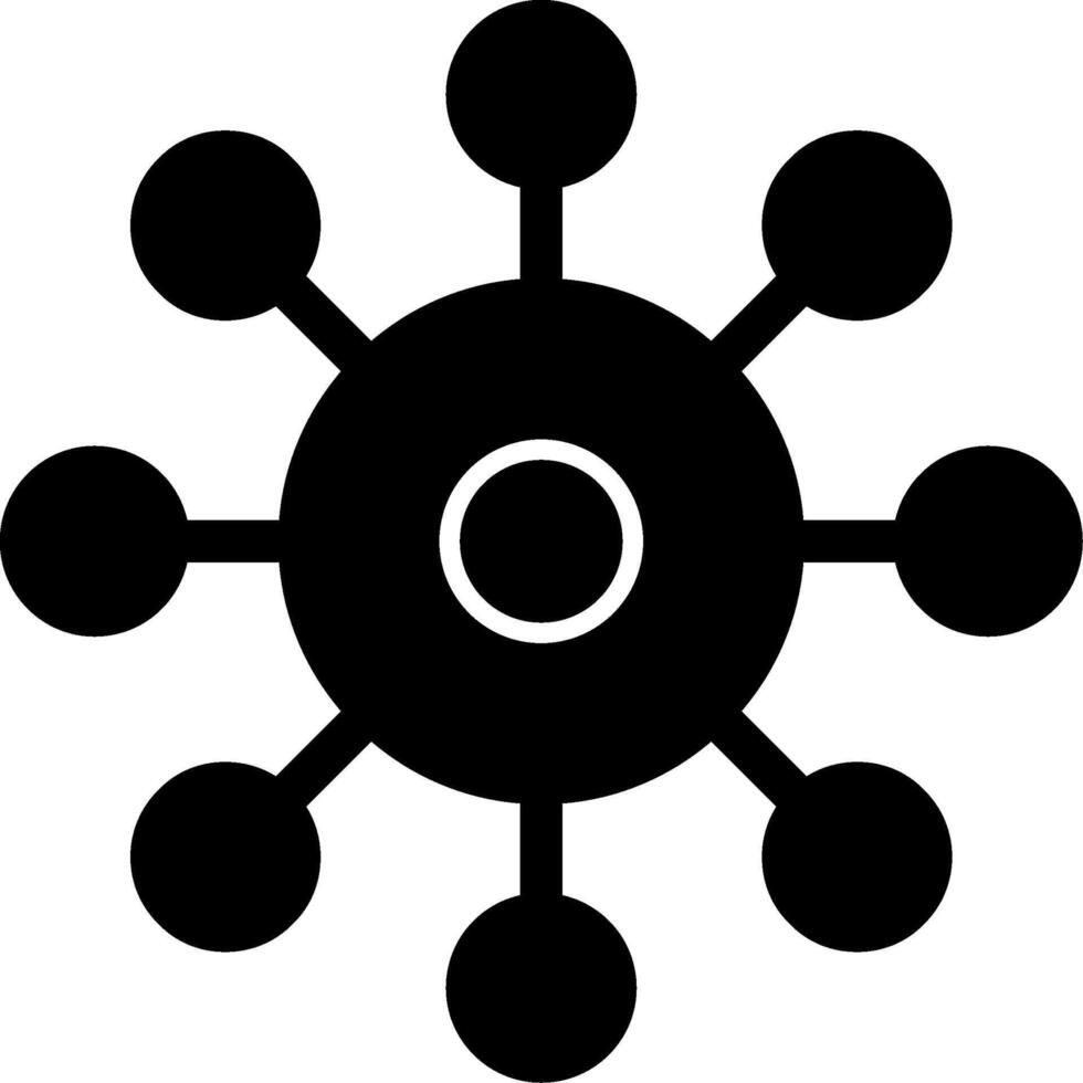 Share Glyph Icon vector