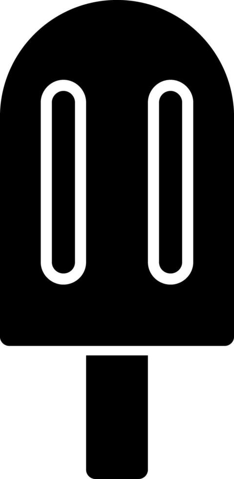 Ice Lolly Glyph Icon vector
