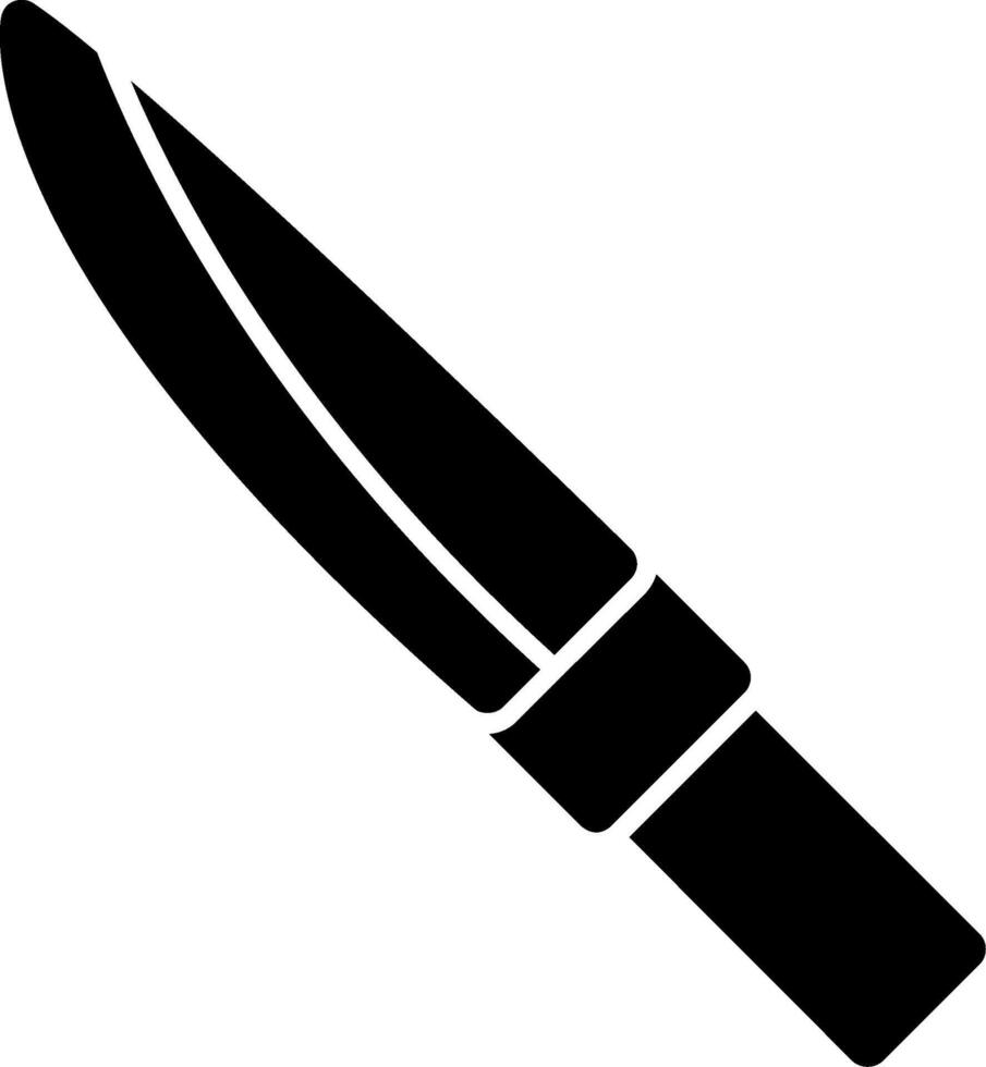 Knife Glyph Icon vector