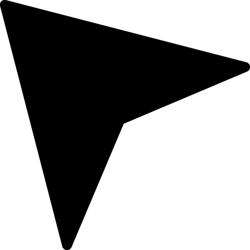 Arrow Glyph Icon vector