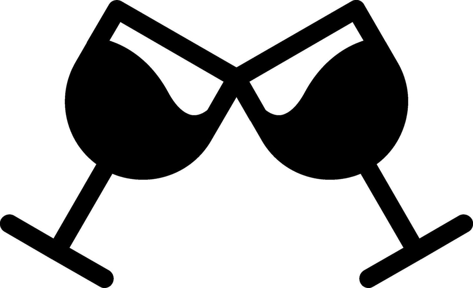 Wine Glyph Icon vector