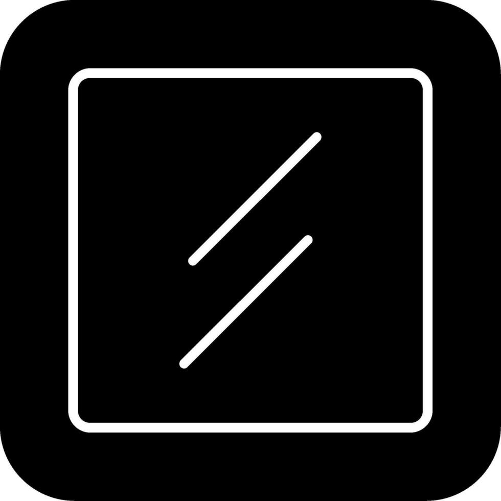 Mirror Glyph Icon vector