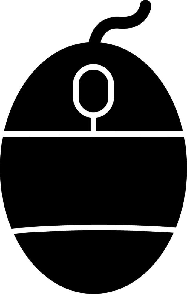 Mouse Glyph Icon vector