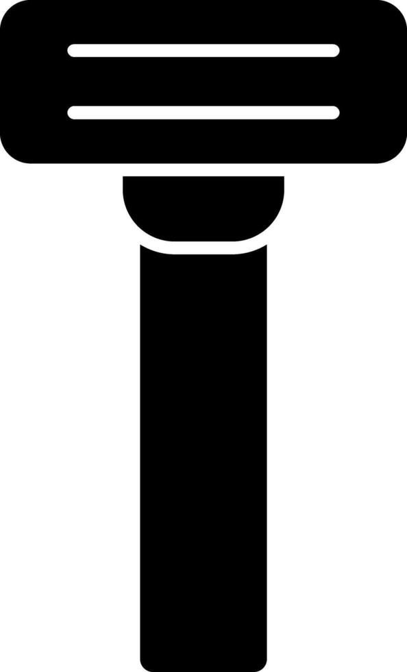 Razor Glyph Icon vector