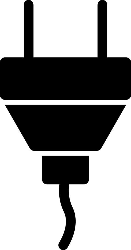 Plug Glyph Icon vector