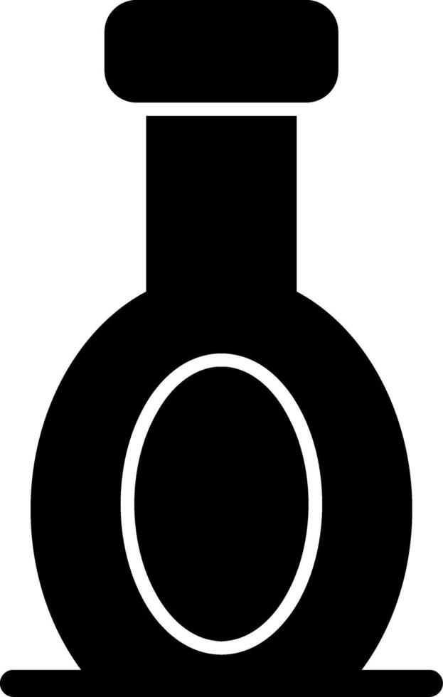 Oil Bottle Glyph Icon vector