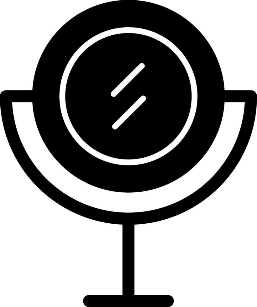 Mackup Mirror Glyph Icon vector