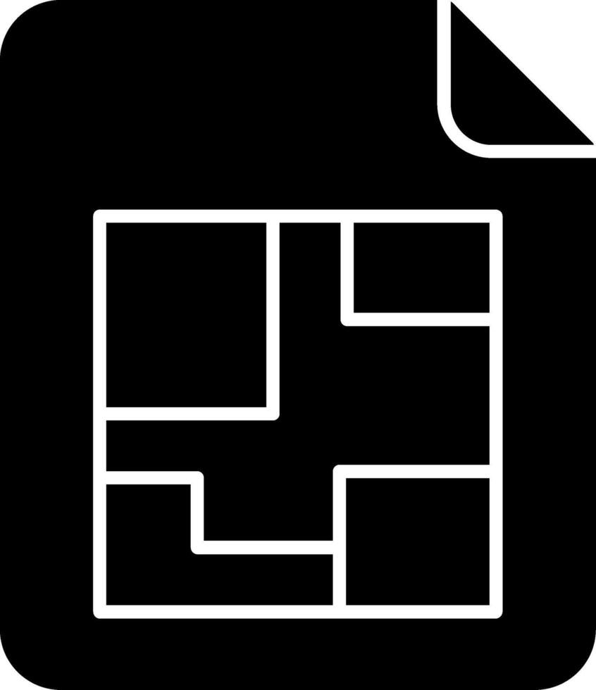 Bluerint Glyph Icon vector