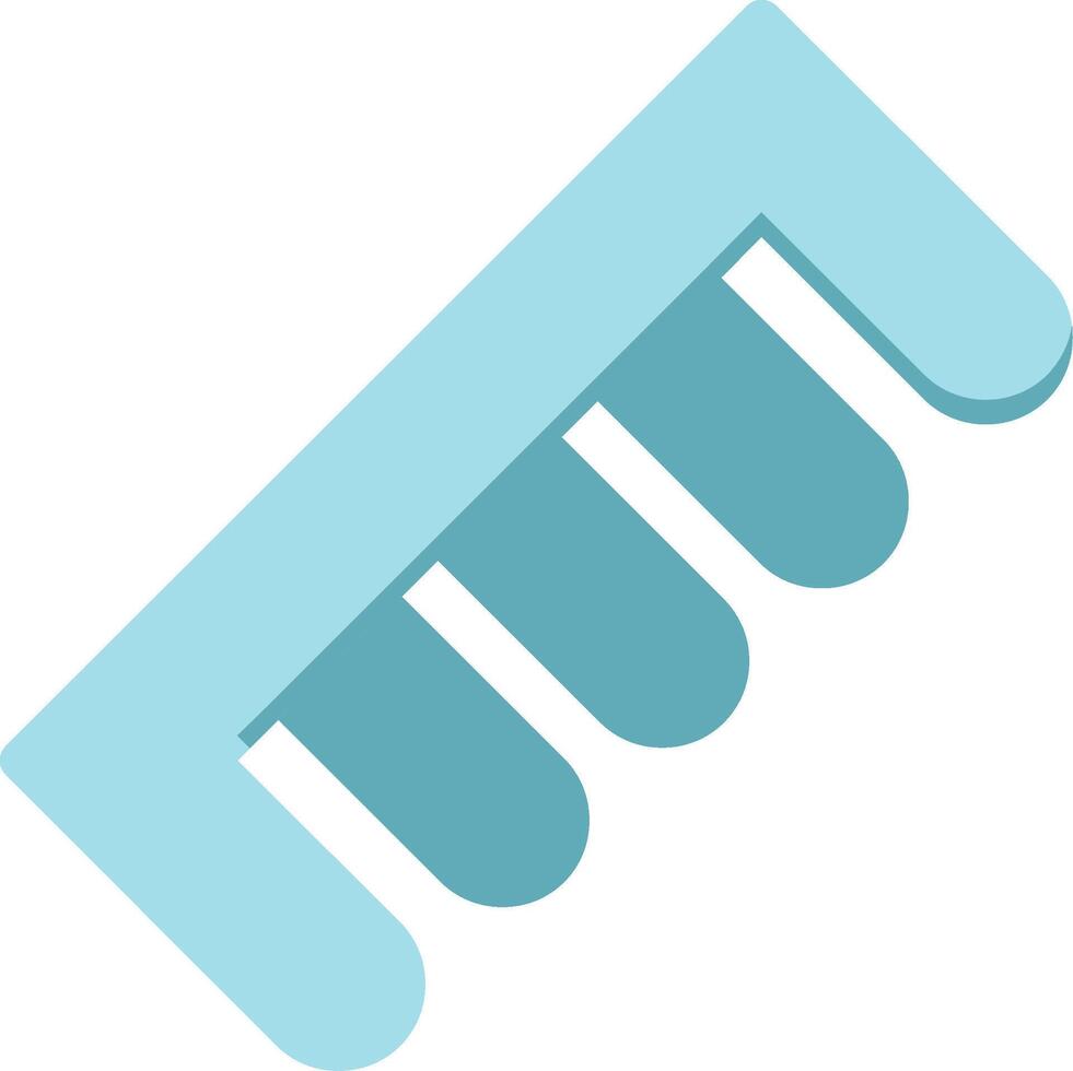 Comb Flat Icon vector
