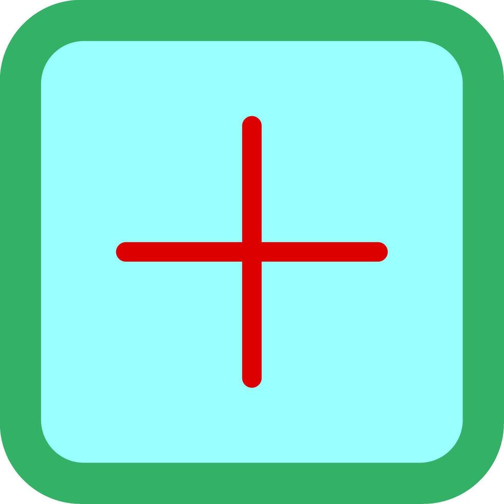 Plus Flat Icon vector