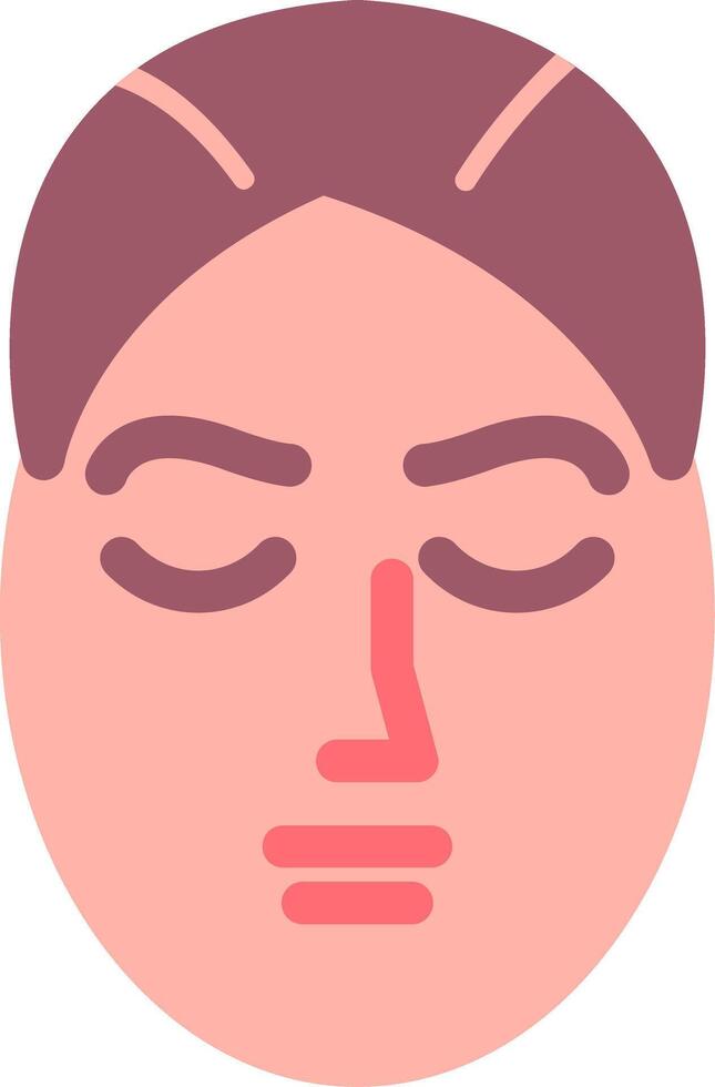 Face Treatment Flat Icon vector