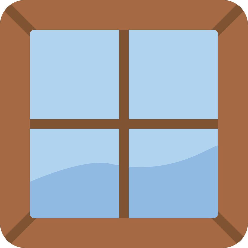 Window Flat Icon vector