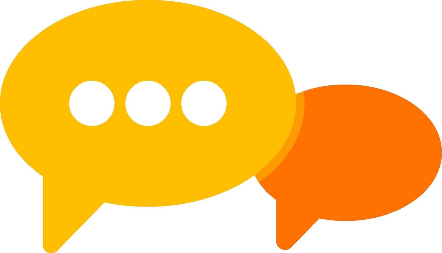 Chat Flat Icon vector