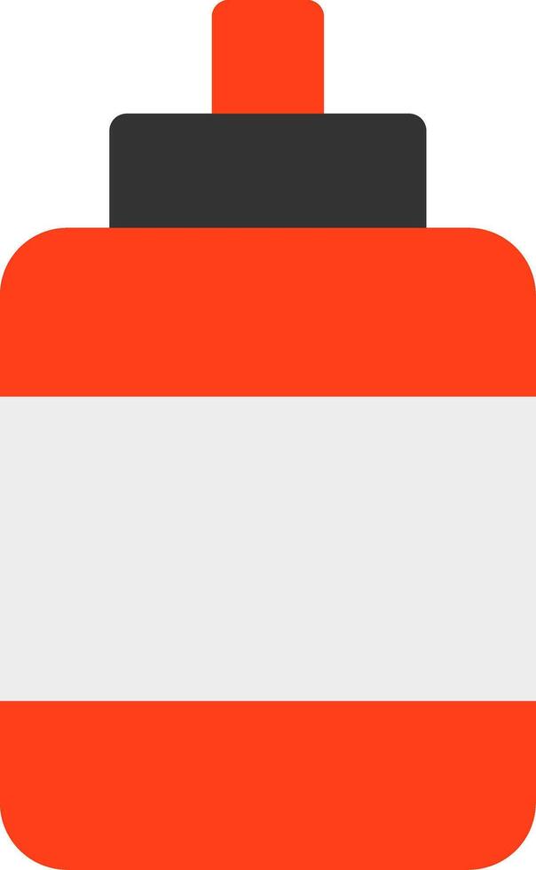 Ketchup Flat Icon vector
