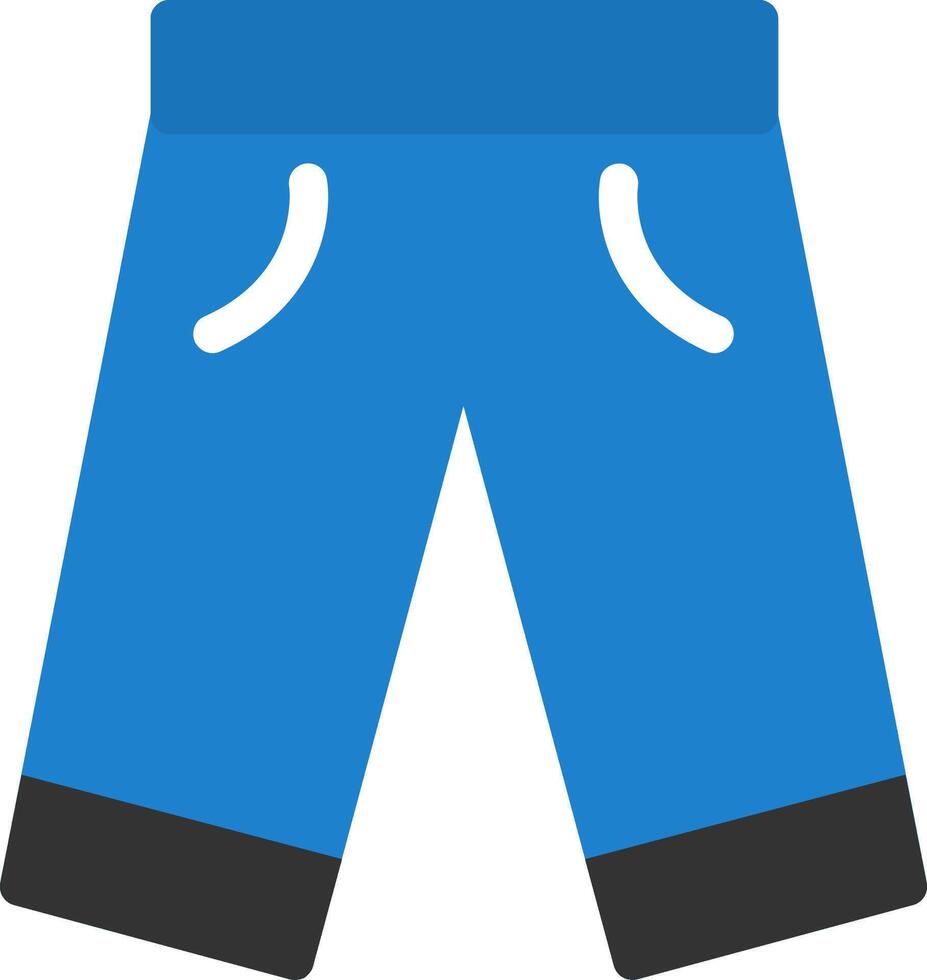 Pants Flat Icon vector