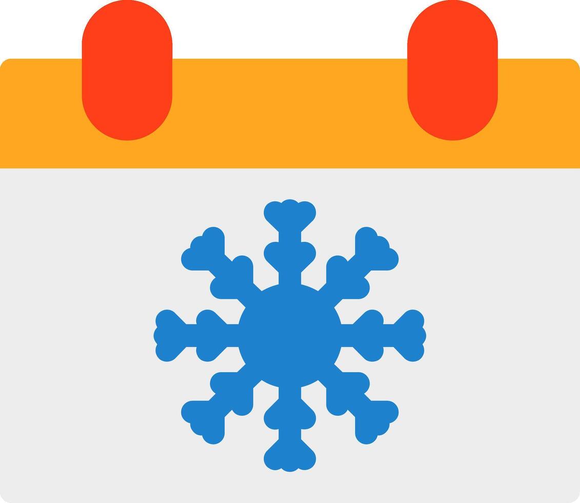 Winter Season Flat Icon vector