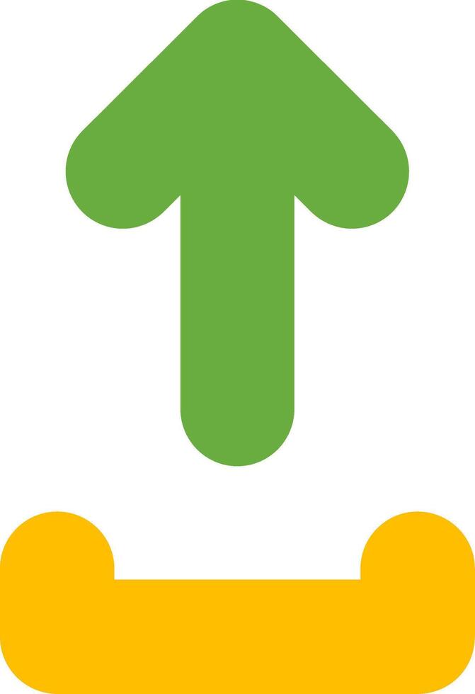 Upload Flat Icon vector