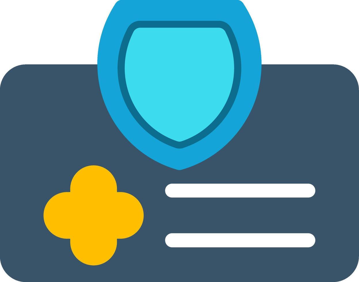 Medical Insurance Flat Icon vector