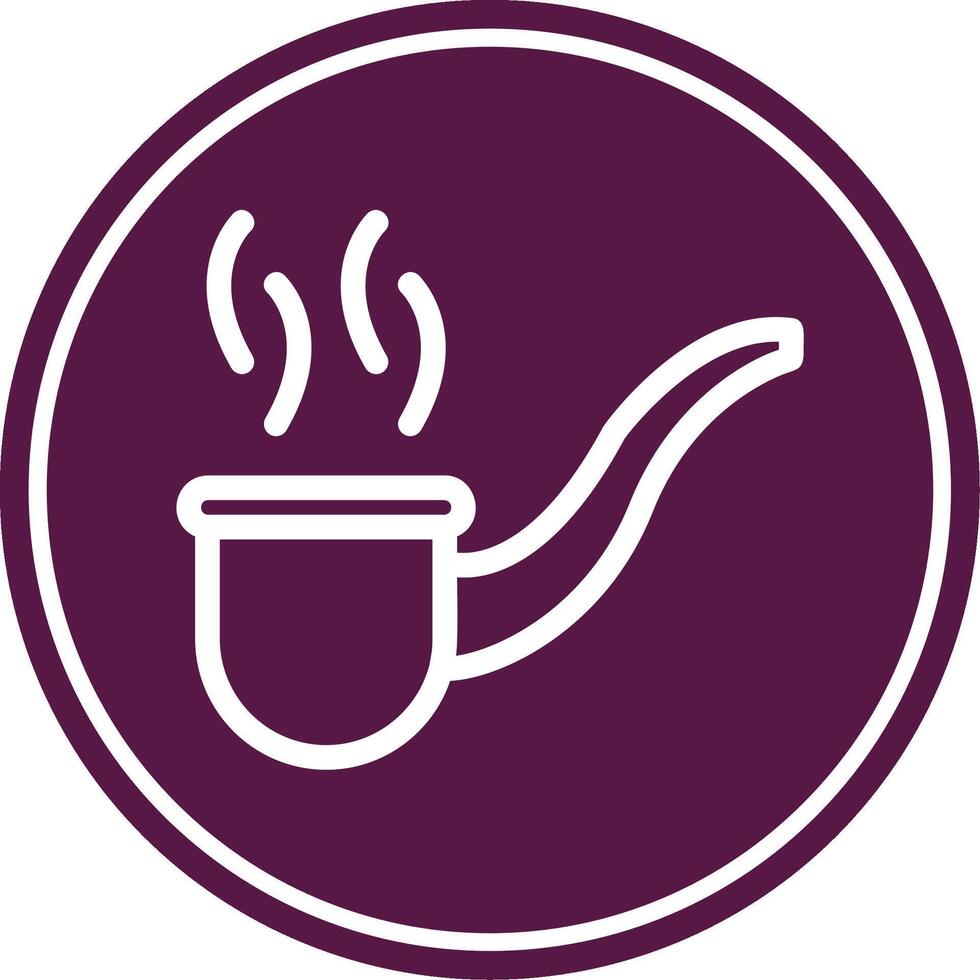 Pipe Line Circle Icon vector