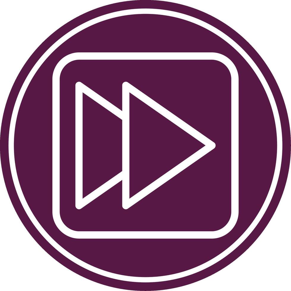 Fast Line Circle Icon vector