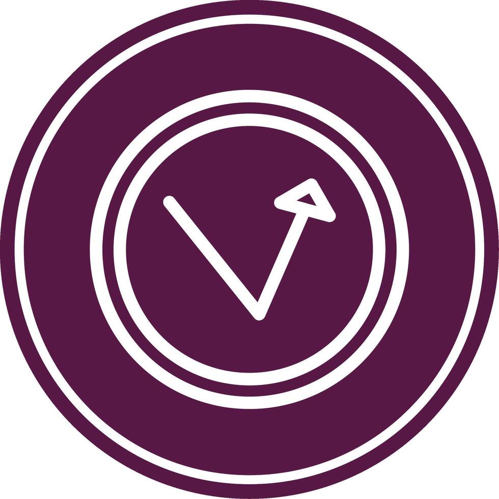 Bounce Line Circle Icon vector