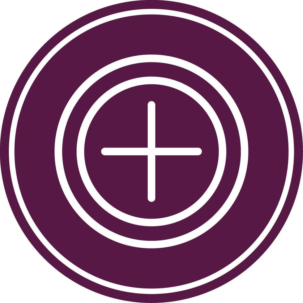 Add Line Circle Icon vector