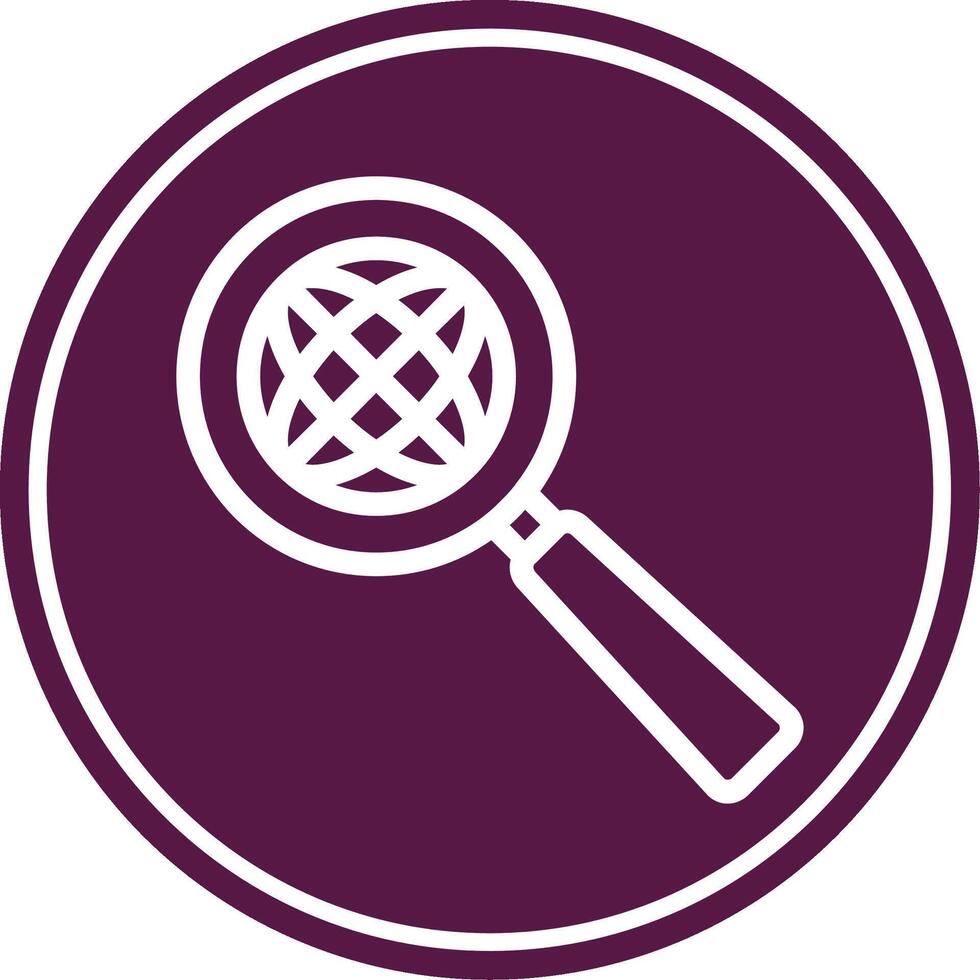 Discovery Line Circle Icon vector