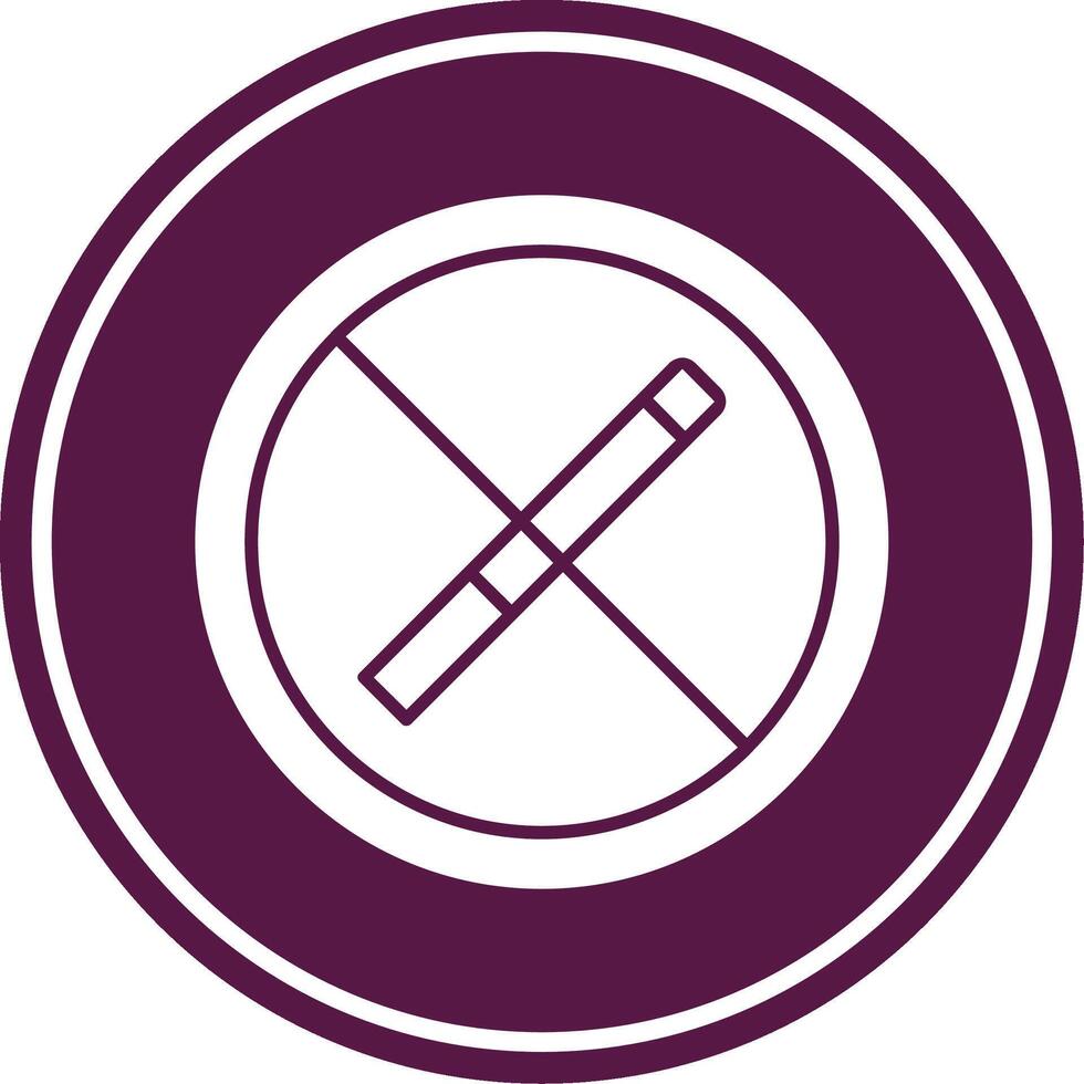 Quit Glyph Circle Icon vector