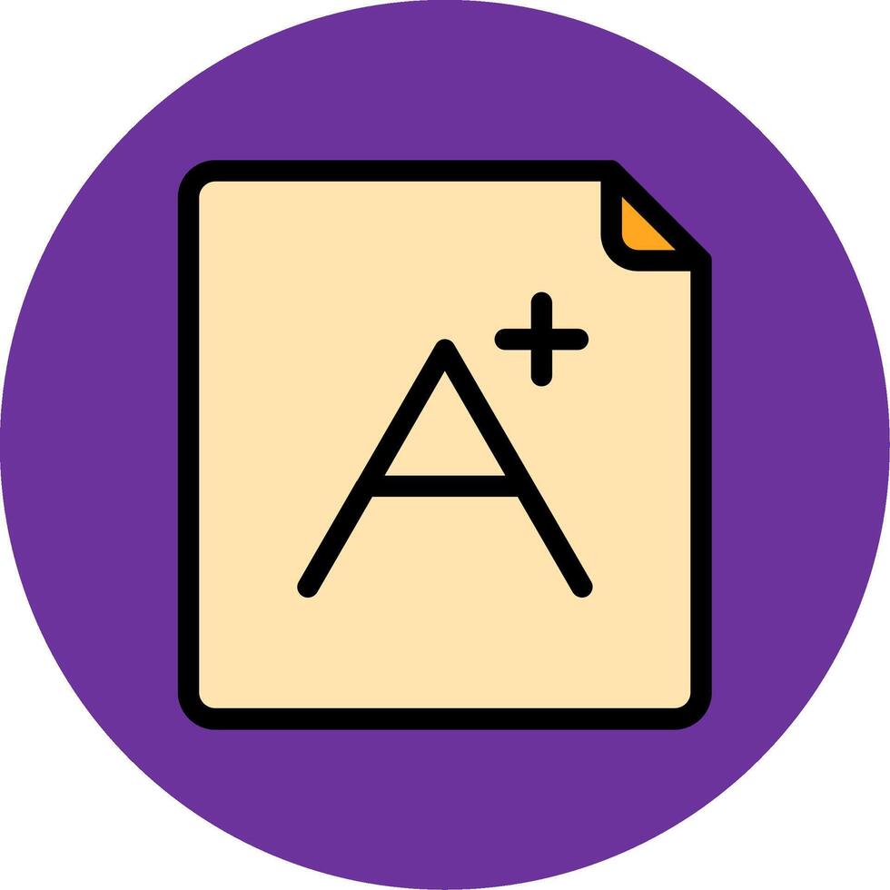 Grade Filled Multi Circle Icon vector